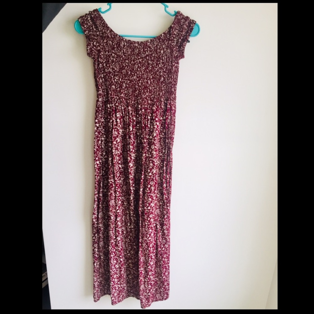 Floral Maxi off Shoulder Dress